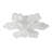 1-White wing shaped dimmable LED ceiling light