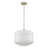 Cara 1-Light Brushed Nickel Pendant Light-136324103