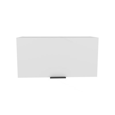 Elsah Pull-Up Door Wall Cabinet, Compact Kitchen, Garage Or Bathroom Storage Unit