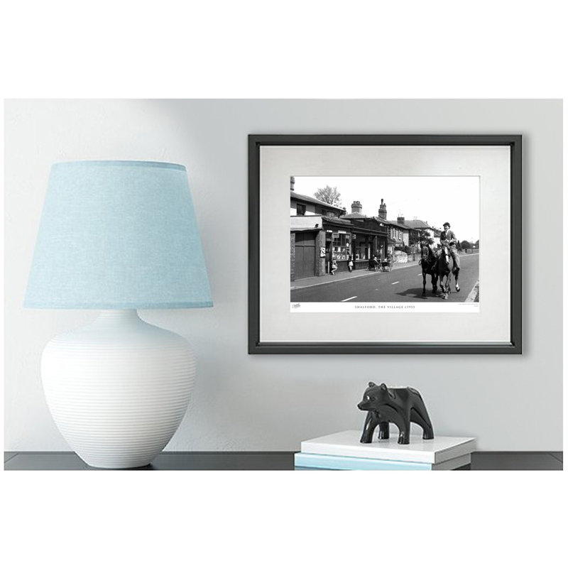 Shalford, The Village C1955 by Francis Frith - Single Picture Frame Print, 60cm H x 80cm W x 2.3cm D