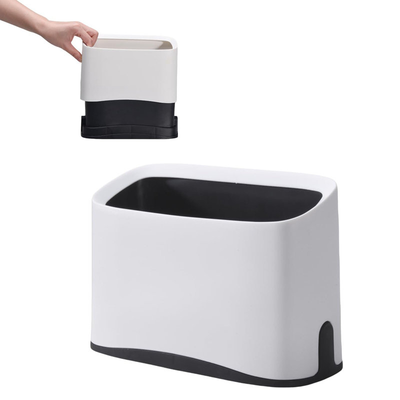 Mini-corbeille de rangement blanche pour chat