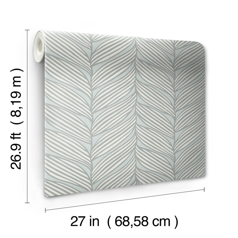 Antonina Vella Modern Metals Second Edition Floral Metallic Wallpaper Roll, Gray/Silver