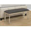 Chic banc rectangulaire rembourré pour plusieurs pièces, offrant style et confort avec une fabrication durable