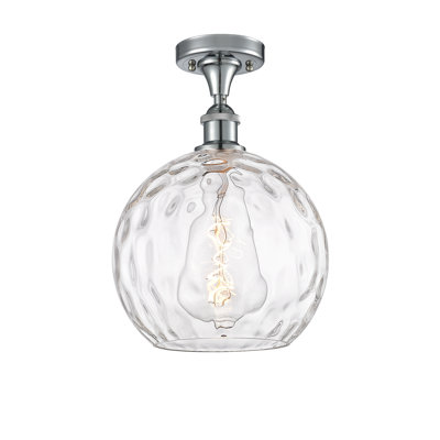 Plafonnier semi-encastré 1 lumière 8 po Cindi