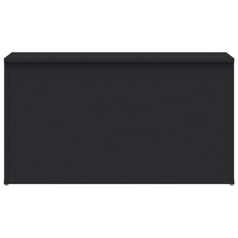 Giule Storage Chest 42x46 cm Engineered Wood, Black, 46cm H x 84cm W x 42cm D