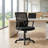 Adjustable Ergonomic Office Desk Chair With Lumbar Support And Rocking Function For Home Office Study Workstation