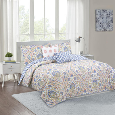 Aronne Polyester Abstract Quilt