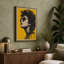 Profile in Yellow Modern - Wrapped Canvas-1844072957-1844072947
