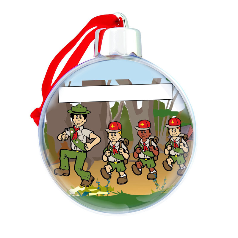Ornement en forme d'ampoule de Noël personnalisable, Oui