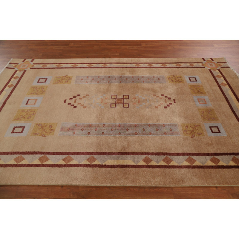 Tapis oriental fait à la main Gabbeh 5 x 9