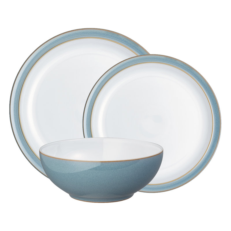 Azure Rimmed 12 Pc Set