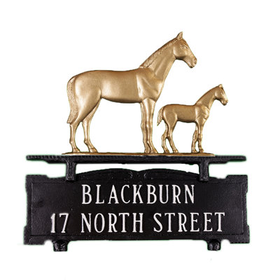 Metal Mailbox Sign