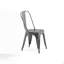 Ensemble de 2 chaises de salle à manger en métal ultrabrillant de 18 pouces de hauteur-1293422198-1293422203