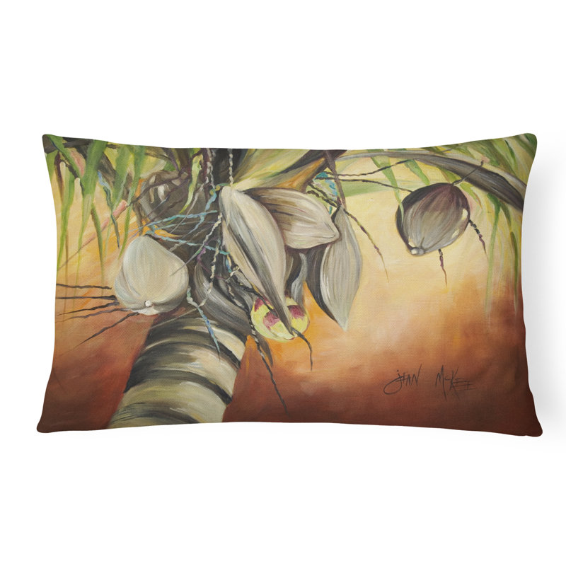 Coussin intérieur / extérieur Coconut Tree, 12 po x 16 po