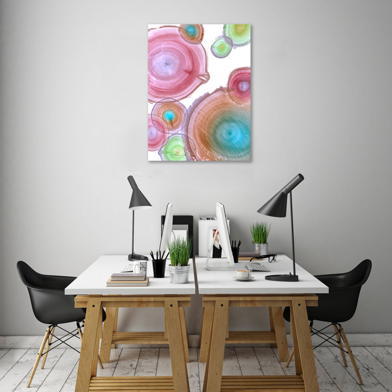 Millenial Tree Ring I - impression sur toile tendue, H 16 po x l 12 po