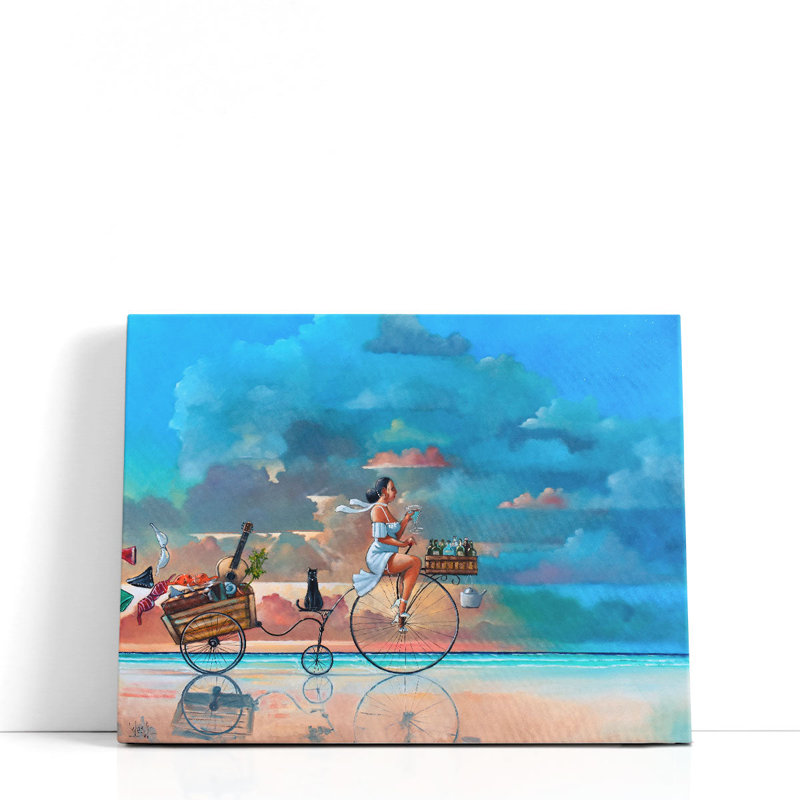 Déplacement - impression sur toile, art mural, H 16 po x l 20 po