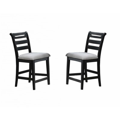 2Pc Counter Height Dining Chairs