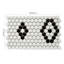 Carreau de mosaïque en porcelaine pour mur et plancher 1 po x 1 po