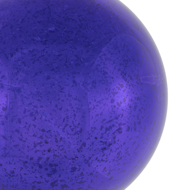 Ornement boule de mercure brillant, Mauve