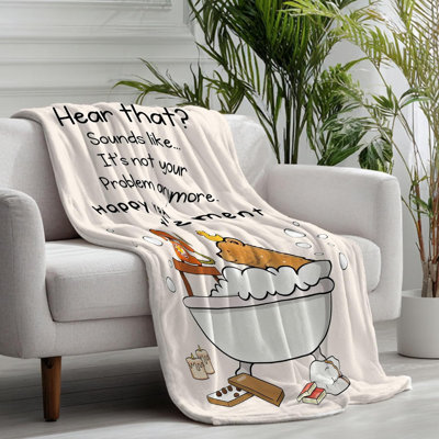 Cadeaux de retraite pour femmes, jeté de retraite 80 po x 60 po, cadeaux de retraite pour les meilleurs amis des coworkers, couverture douce et chaude pour la Saint-Valentin, cadeaux des meilleurs amis des coworkers