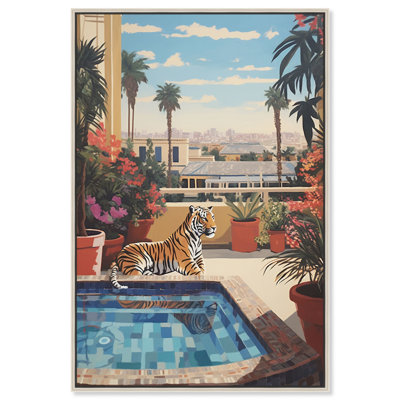 Art mural sur toile, "Tiger"