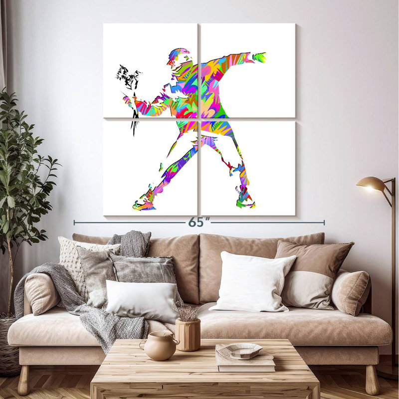 Fleurs de Leisha Banksy 2022
