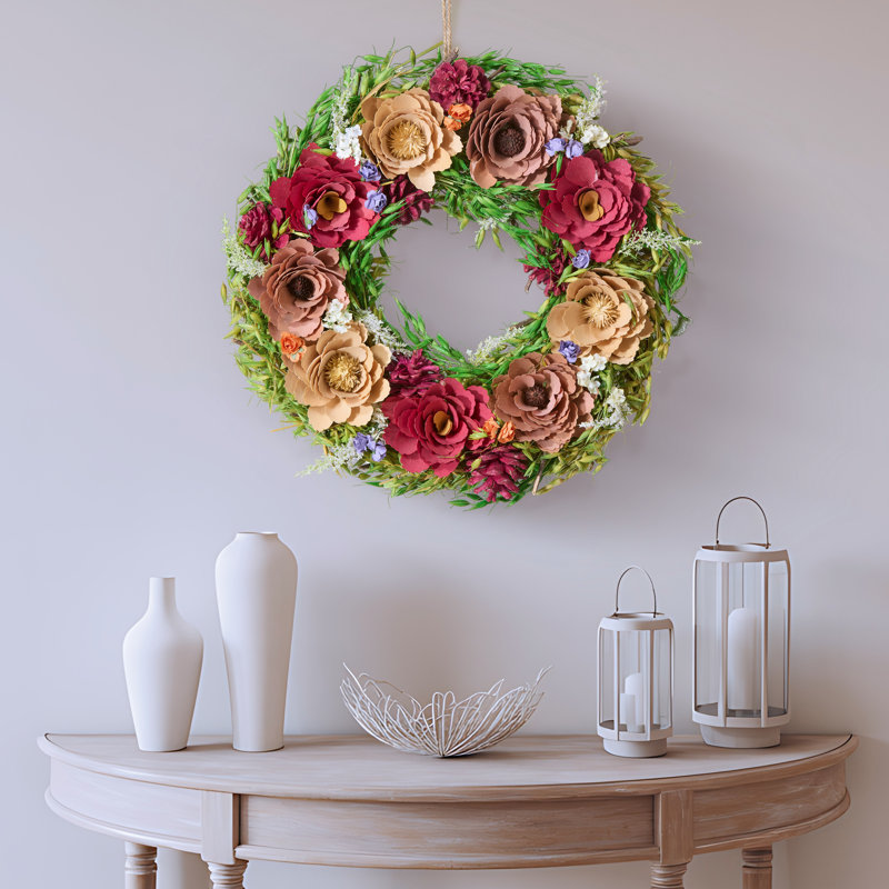 Couronne florale 17 po