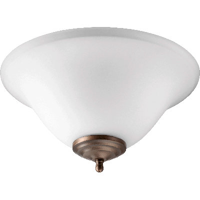 Ventilateur de plafond bol 2 lumières Volner
