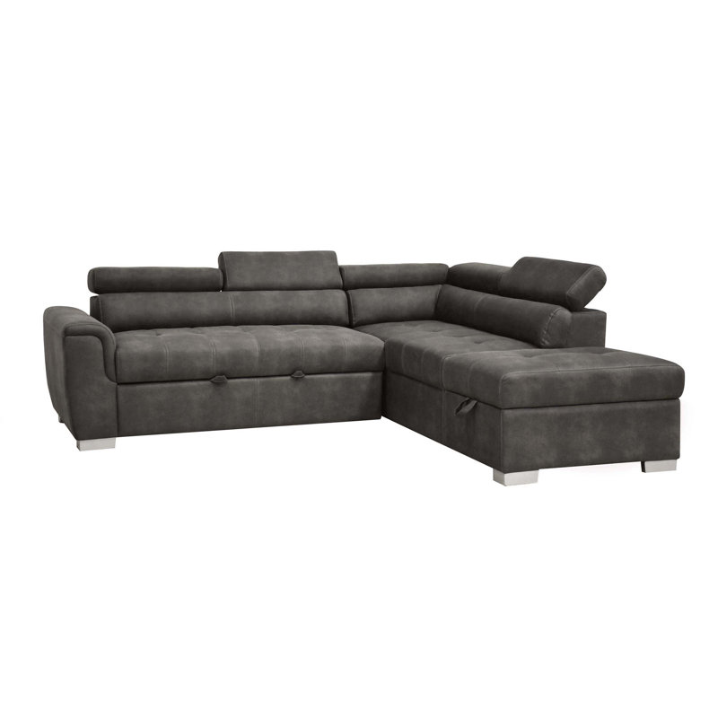 Foundry Gray 3 - Piece Upholstered Sectional