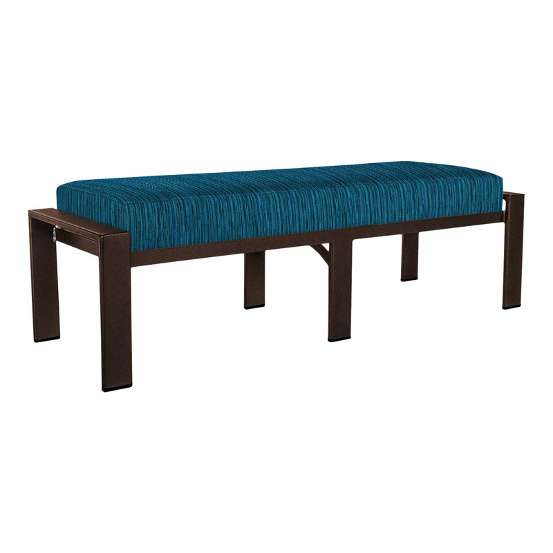 Studio Patio Bench, Copper Creek, Sash Denim