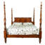 King Mahogany Plantation Bed