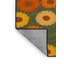 Tapis botanique brun lavable à la machine-840019530
