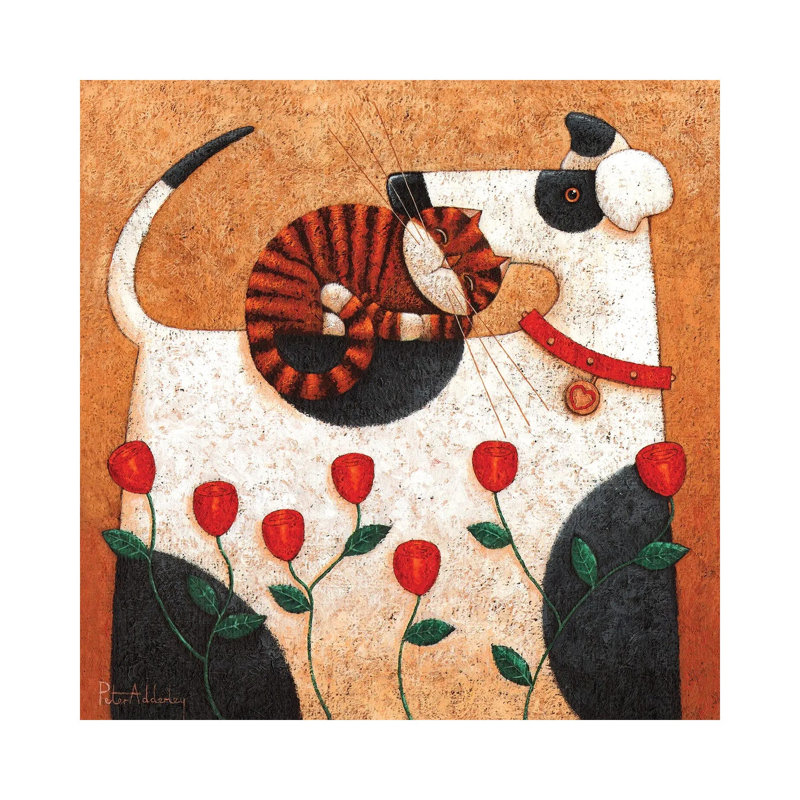 Circle Of Friends by Peter Adderley - Wrapped Canvas Gallery-Wrapped Canvas Giclée, 30.48 cm H x 30.48 cm W