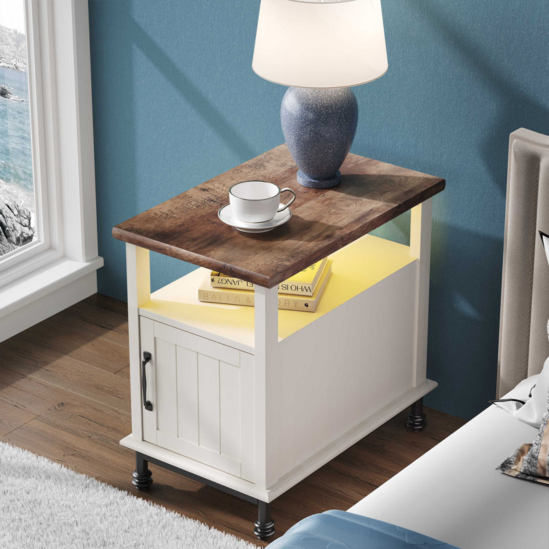 Table de bout avec rangement Dwja