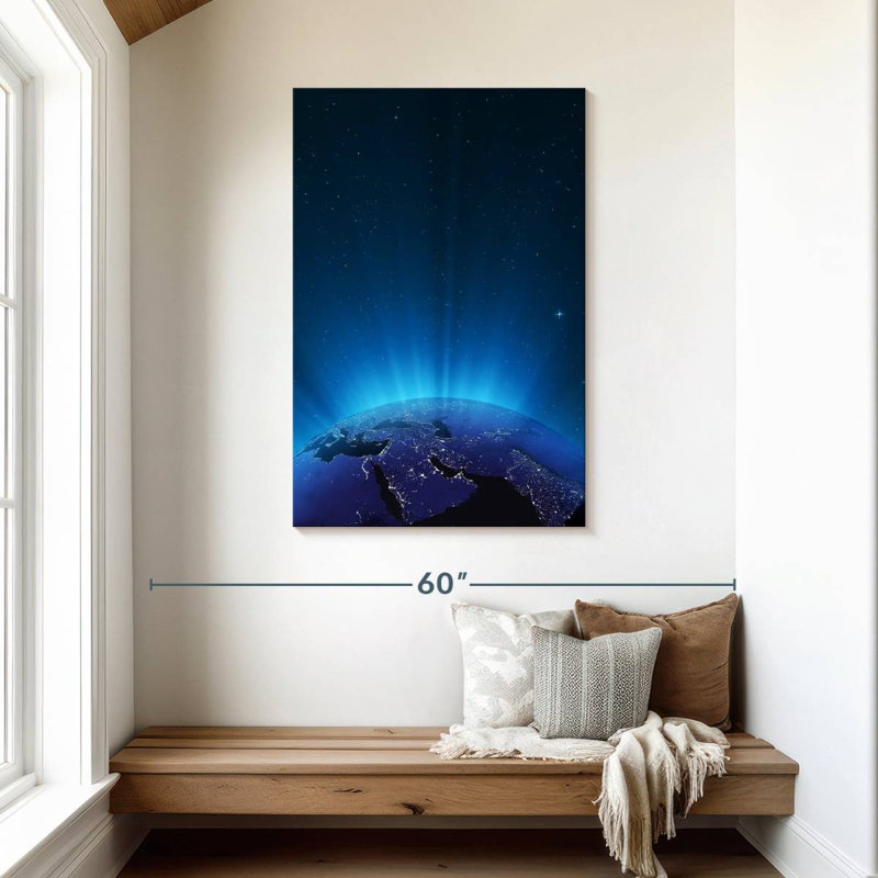 Oberle Glowing Earth, 45" H x 30" W