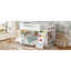 Lits modernes avec rangement, lit simple en bois sur lit double pour enfants