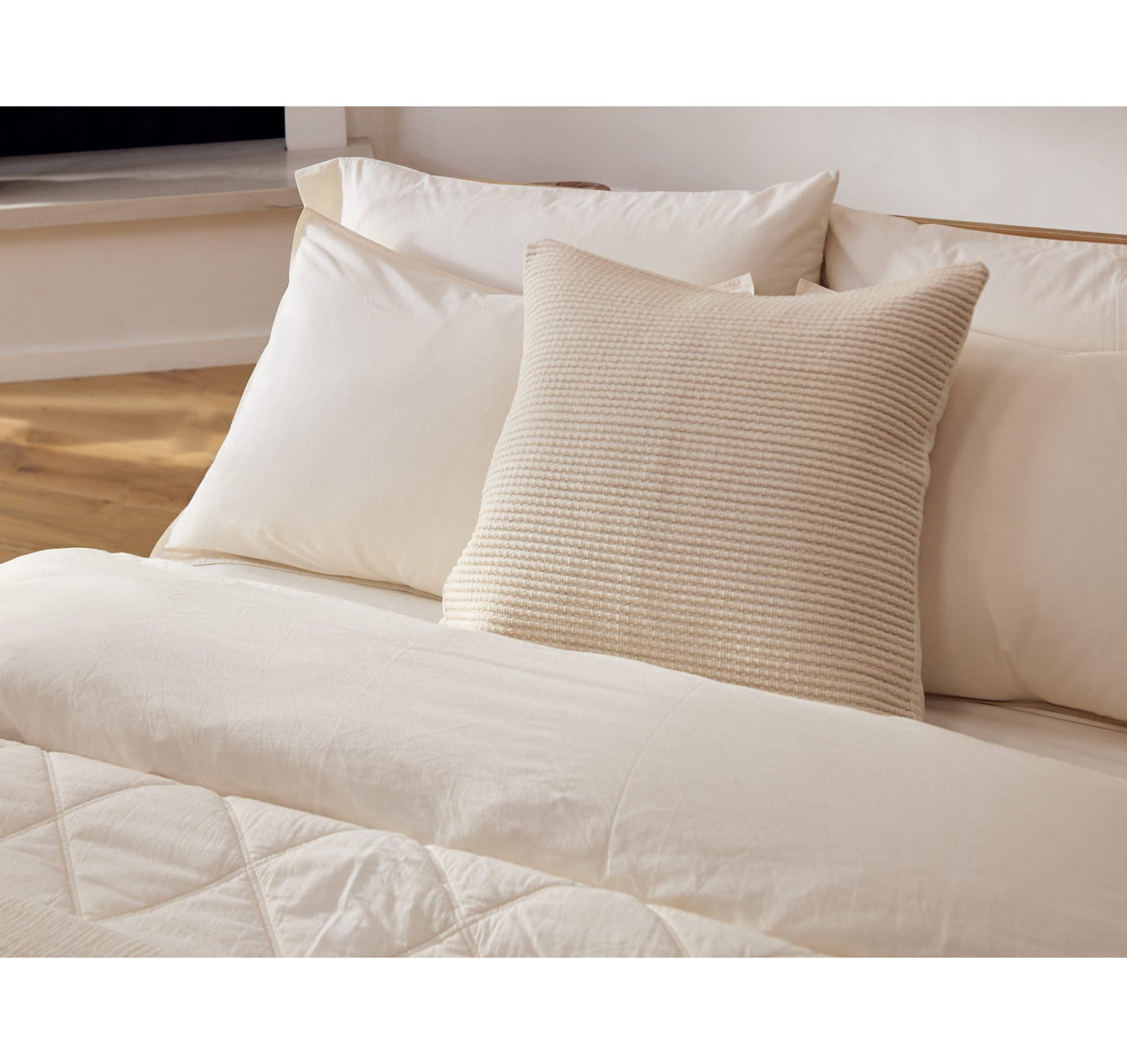 Organic Cotton Duvet Cover Set, King/Cal King Duvet Cover, Undyed