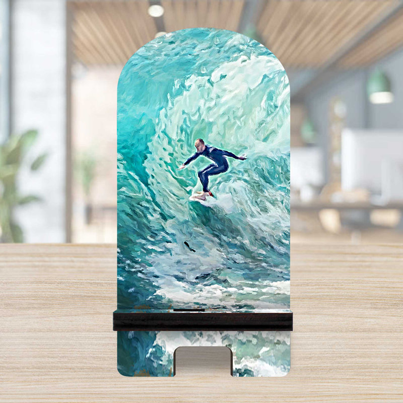 Designocracy Single Screen Desktop Mount, 6" H x 3" W x 3" D