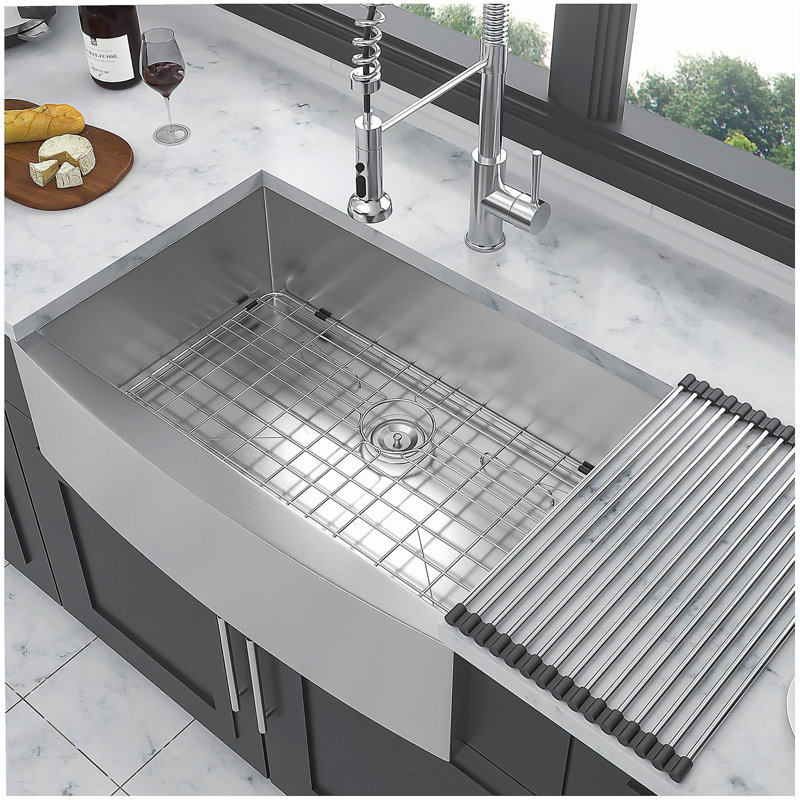 Évier de cuisine 33 - 33 po en acier inoxydable