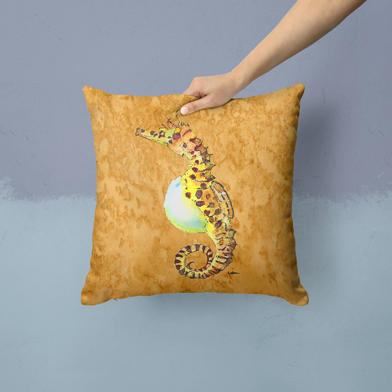 Coussin décoratif intérieur/extérieur hippocampe