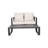 Double Sofa + Rectangular Coffee Table-114272007