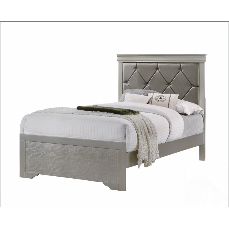 Tête de lit tapissier en polyuréthane, Beige, Simple