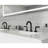 Zeelan Widespread Bathroom Faucet with Drain Assembly-93559667