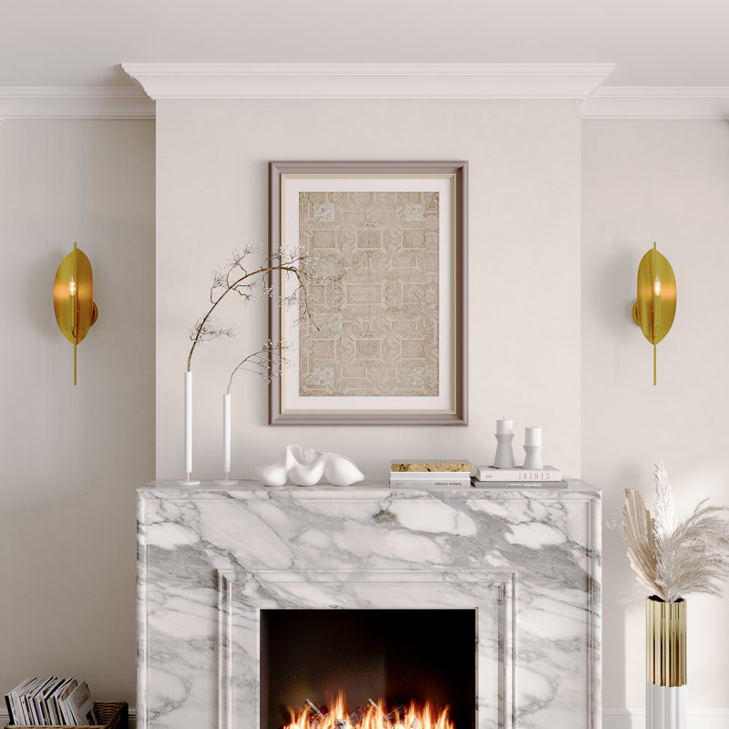 Steel Candle Wall Light