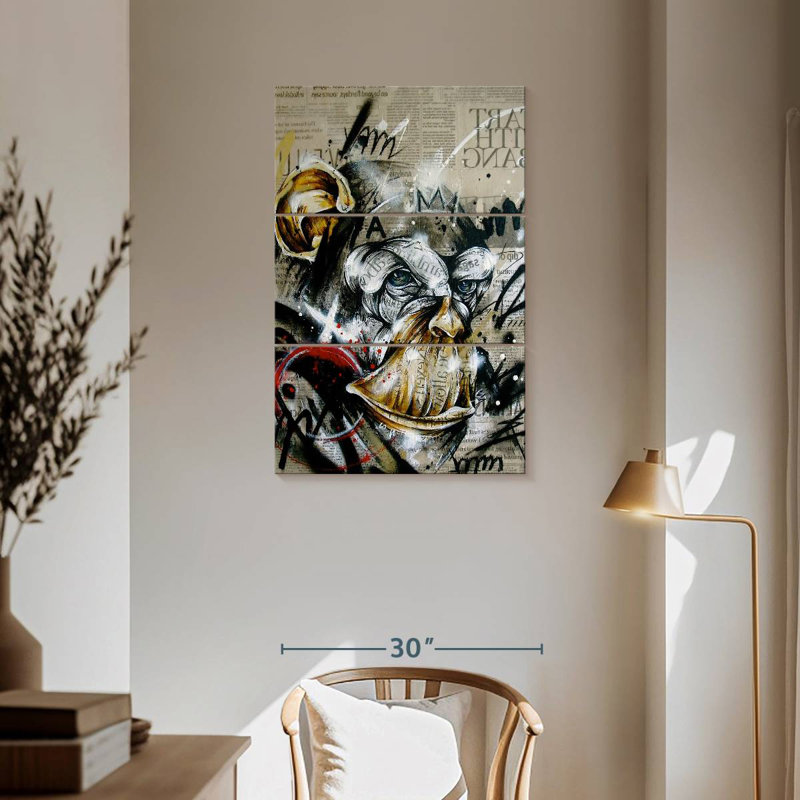 Brampt Abstract Enlightenment, 57" H x 36" W