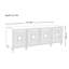 Meuble télé blanc cassé Simple Design-1022599764