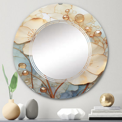 Jeannettes - Miroir mural moderne rond