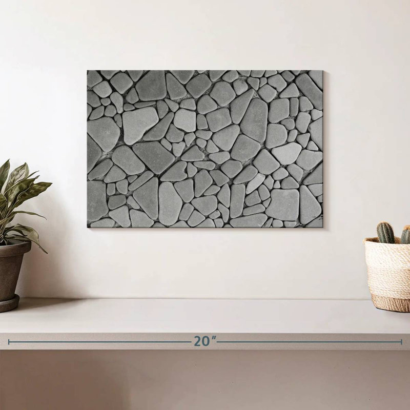 Stone Mosaic Pattern, 8" H x 12" W