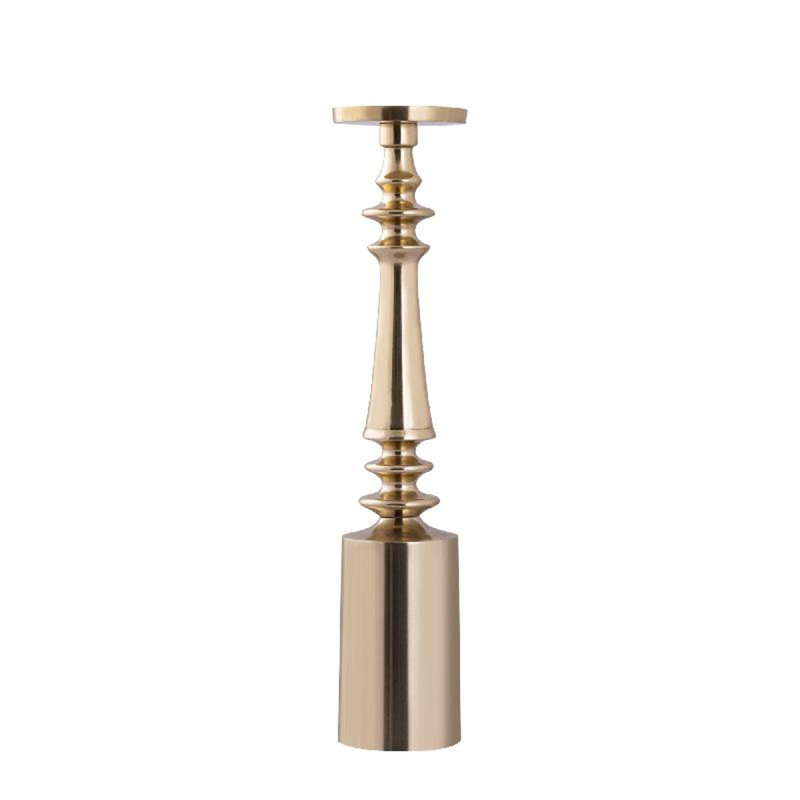 Aluminium Candelabra, 52cm H x 11cm W x 11cm D