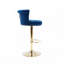 Ensemble de 2 tabourets de bar pivotants COOLMORE avec repose-pieds à hauteur réglable pour cuisine, salle à manger 2PC / ENSEMBLE-1015220948